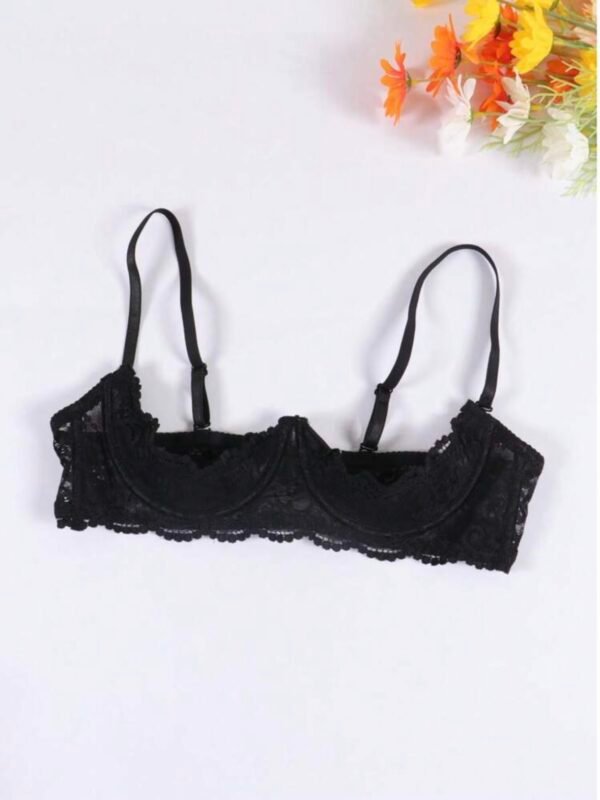 Sexy Lace Half Cup Bra Lingerie (4.82) - Image 2