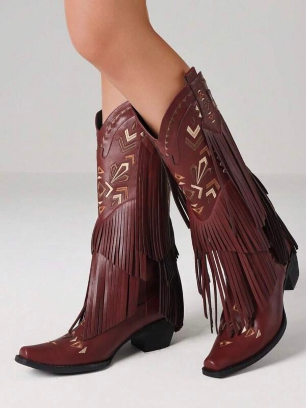 Cowgirl Western Boots Fringed Boots (4.96) - Image 8