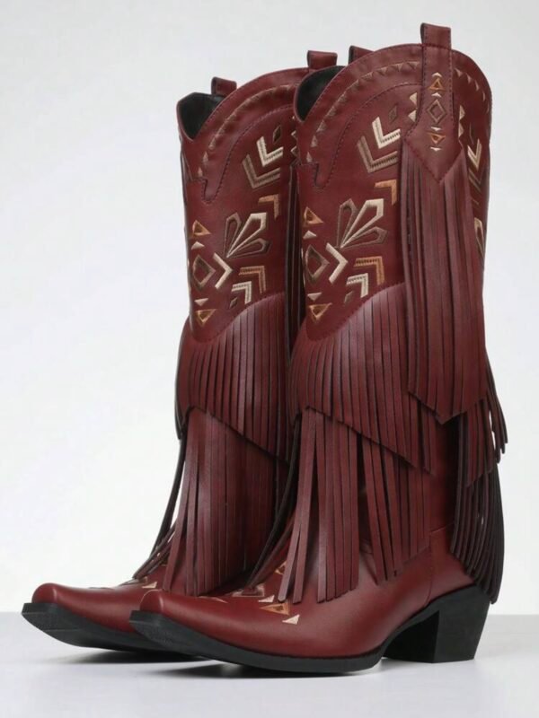 Cowgirl Western Boots Fringed Boots (4.96) - Image 9