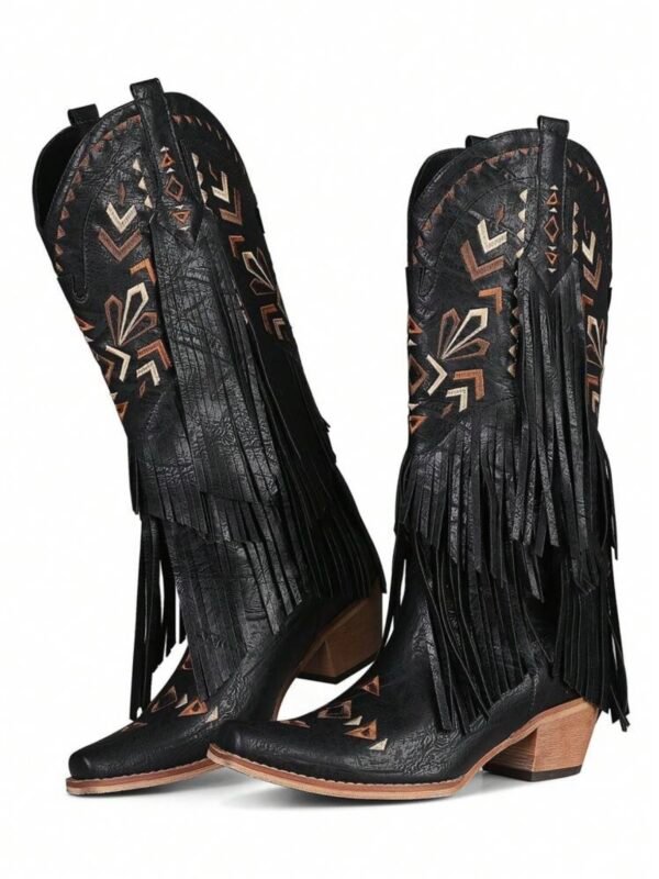 Cowgirl Western Boots Fringed Boots (4.96) - Image 7