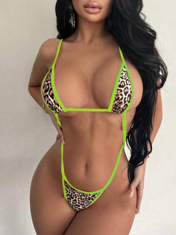 Sexy Lingerie One Piece Set Leopard (4.83) - Image 6