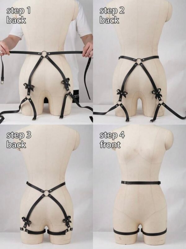 Bondage PU Leather Leg Harness Belt Harness Hip Belt (4.76) - Image 7