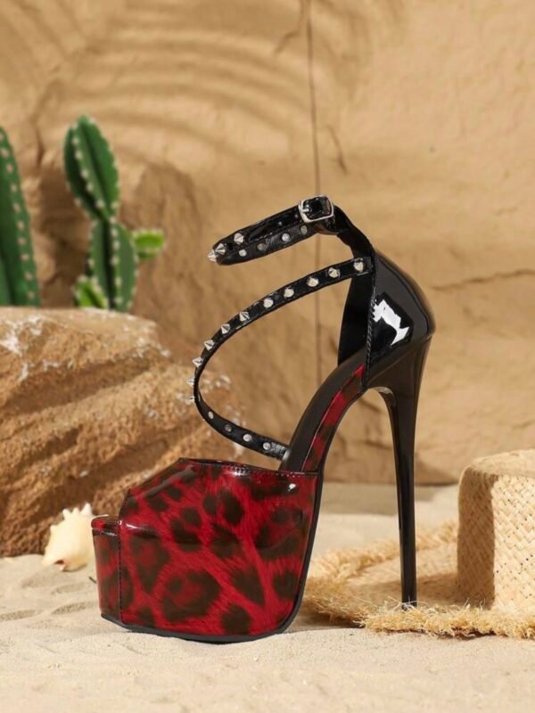 Peep Toe High Heel Platform Shoe (4.84) - Image 2