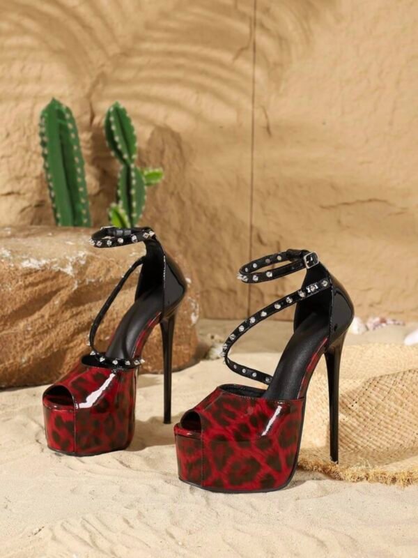 Peep Toe High Heel Platform Shoe (4.84) - Image 6