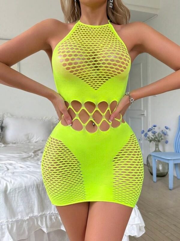 Women's Mesh Sexy Lingerie Great Neon Night Outfit (4.92) - Image 12