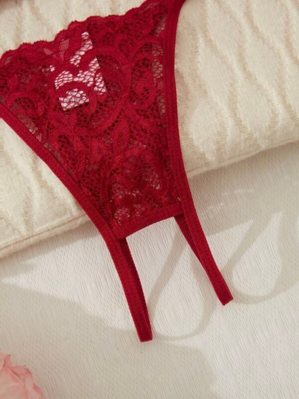 Sexy Lace Hollow-Out Temptation Lingerie Bra & Panty Set (4.92) - Image 11