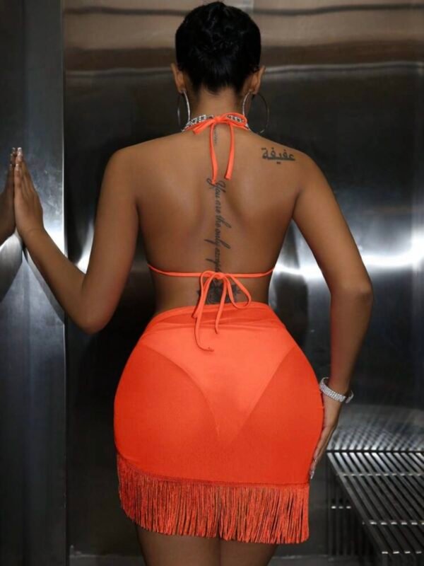 Women's Swimwear Bikini Set With Cover-Up Swim Skirt (4.95) - Image 9