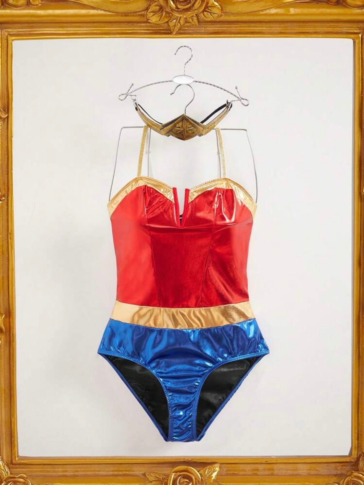 Women's Fantasy Sexy Superhero Costume Bodysuit (4.82) - Image 2