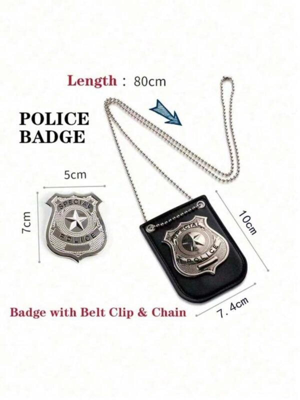 Police Officer Badge Accessory For Hallowen or Costume Party (4.96) - Image 3