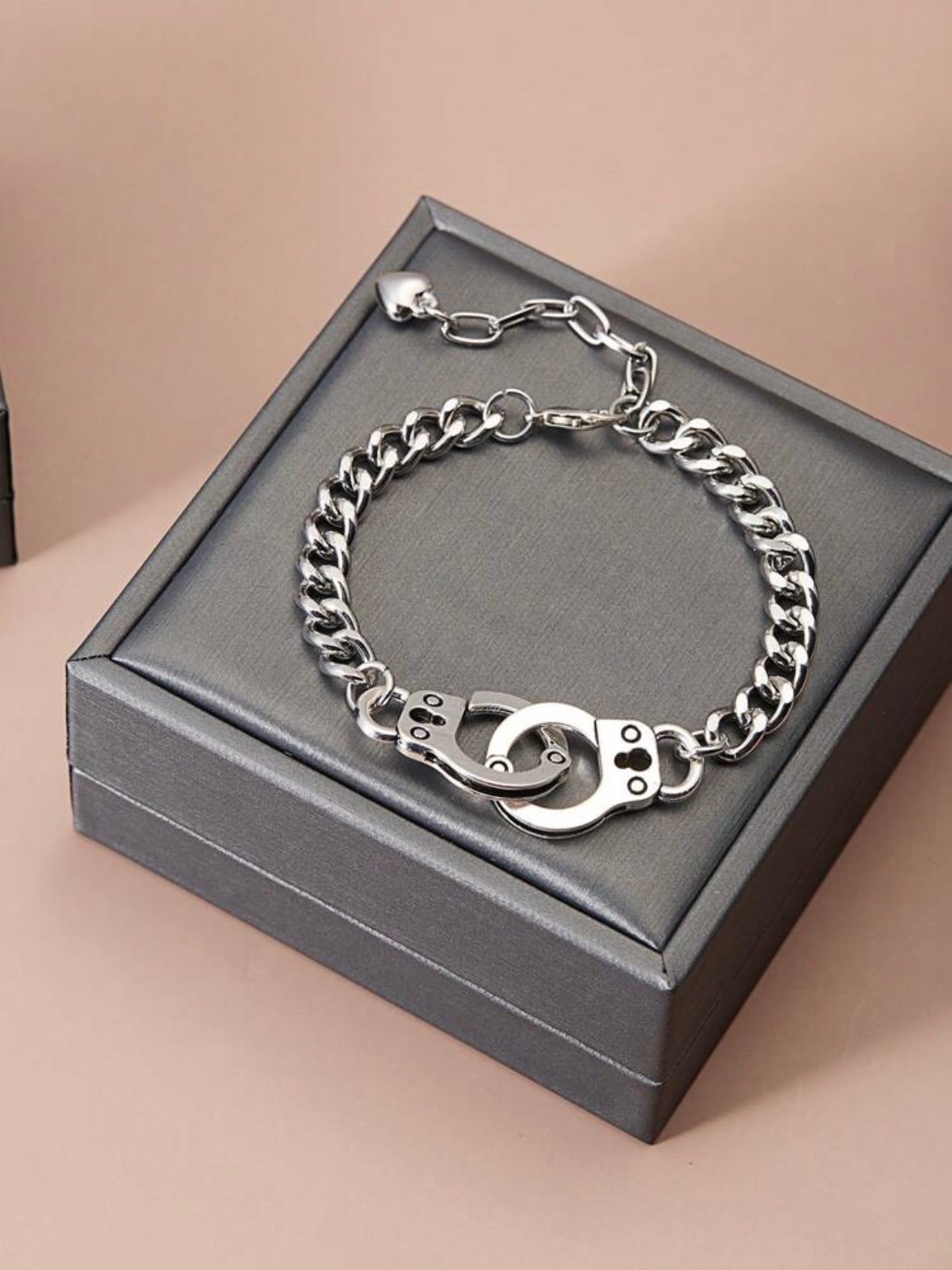 Police Officer Handcuff Bracelet For Cop Costume (4.87) - Image 2
