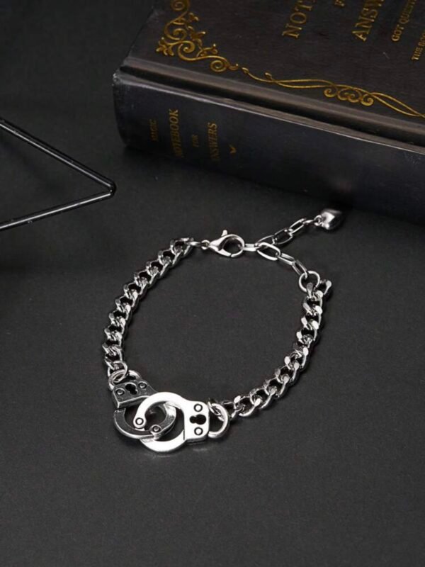 Police Officer Handcuff Bracelet For Cop Costume (4.87) - Image 4
