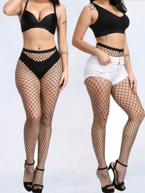 4 Piece Set Sexy Hollow Out Fishnet Stockings (4.86) - Image 3