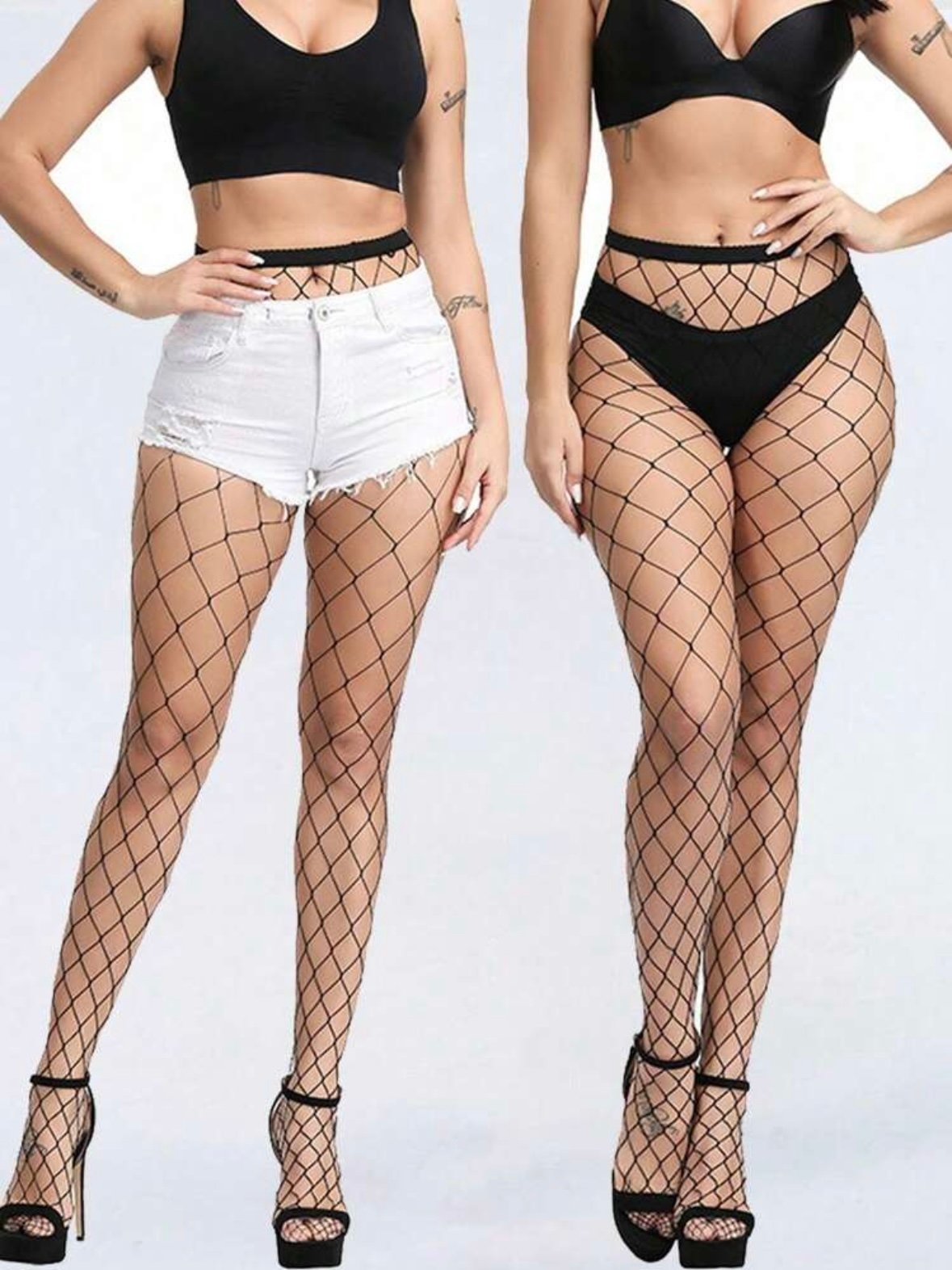 4 Piece Set Sexy Hollow Out Fishnet Stockings (4.86) - Image 2