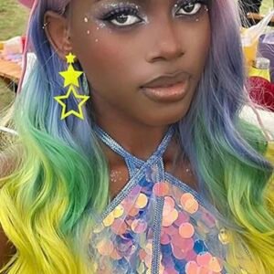 Screenshot Neon Star Space Earrings (4.86)