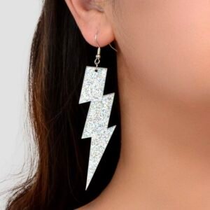 Screenshot Pair Of Glitter Lightning Bolt Earrings (4.91)