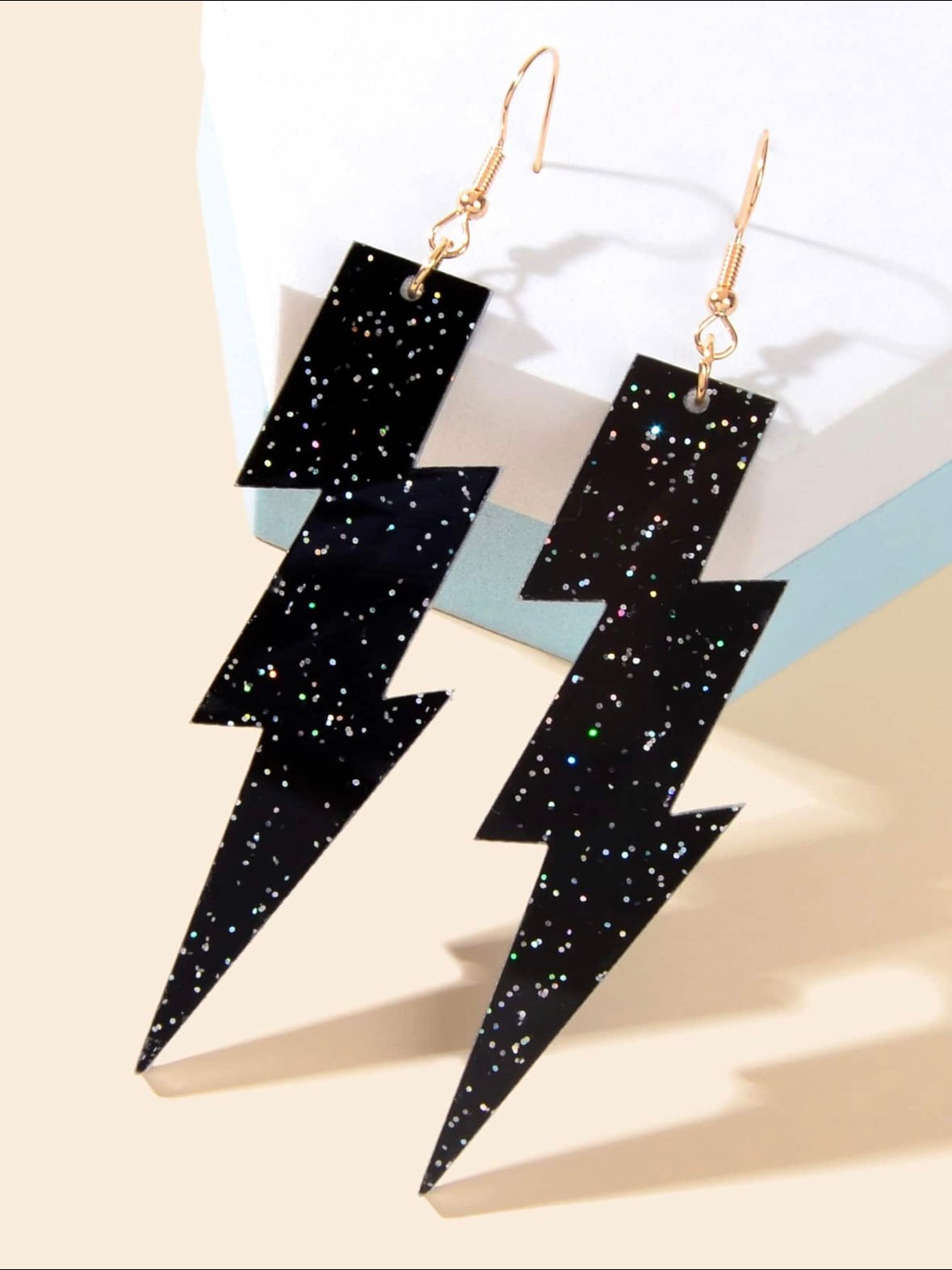 Pair Of Glitter Lightning Bolt Earrings (4.91) - Image 10