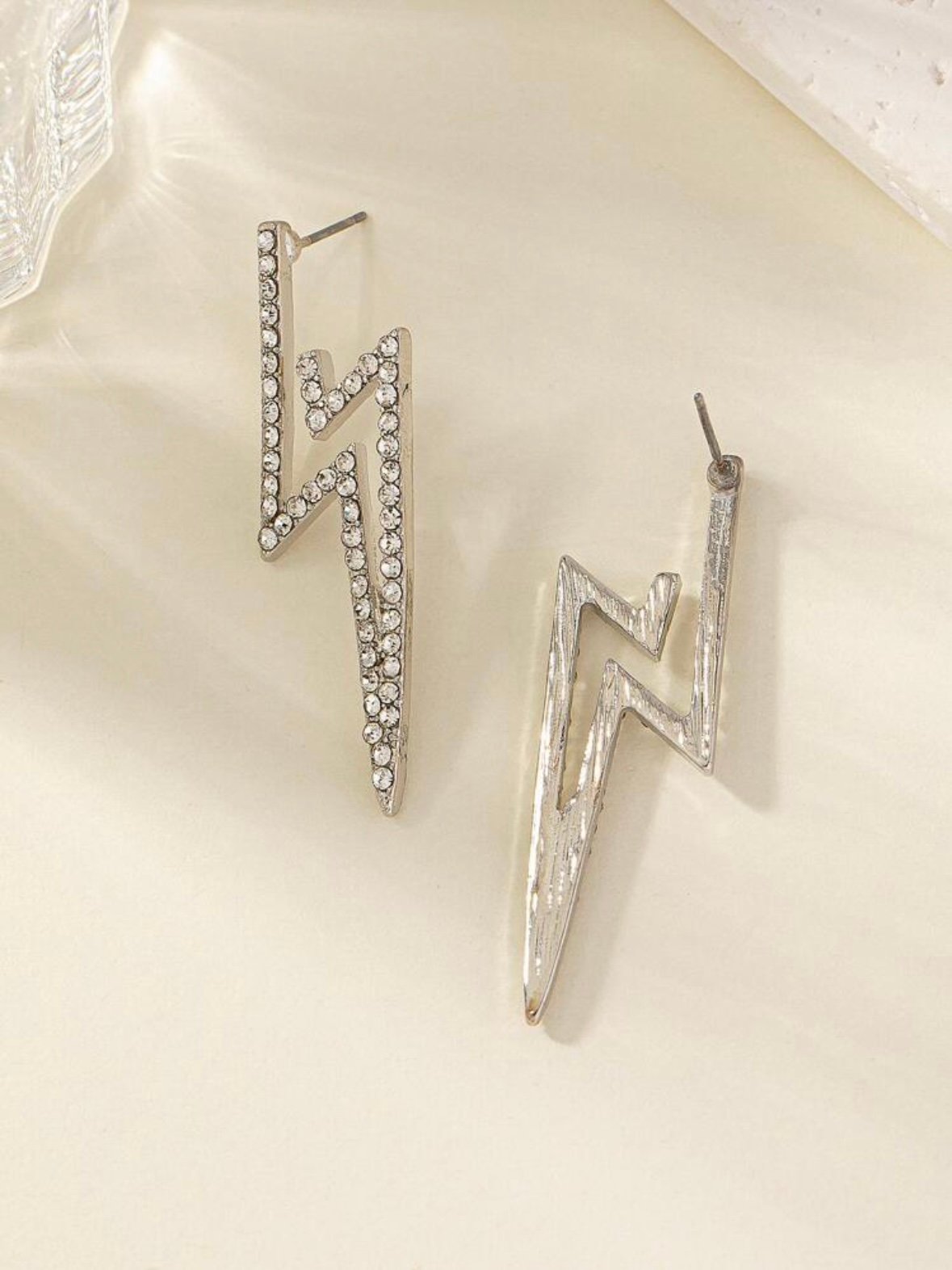 Rhinestone Lightning Earrings (4.89) - Image 3