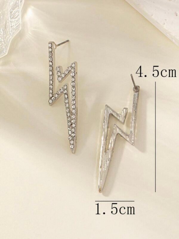 Rhinestone Lightning Earrings (4.89) - Image 5