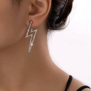 Screenshot Rhinestone Lightning Earrings (4.89)