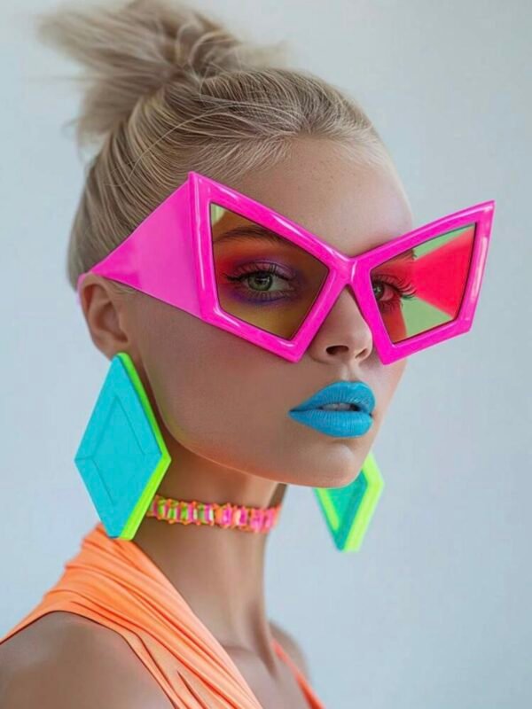 Oversized Cat Eye Framed Sun Glasses Beach Accessories (4.91) - Image 10
