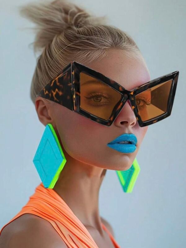 Oversized Cat Eye Framed Sun Glasses Beach Accessories (4.91) - Image 4