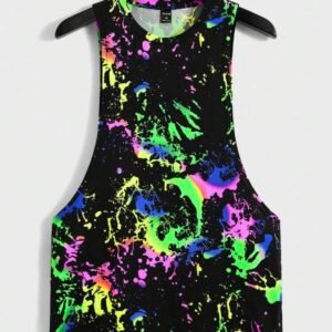 Screenshot Neon Men's Fluorescent Graphic Muscle Tank Sleeveless Shirt (4.92)
