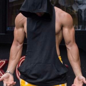Screenshot Men's Sexy Deep Muscle Shirt With Hood & Pockets (4.85)