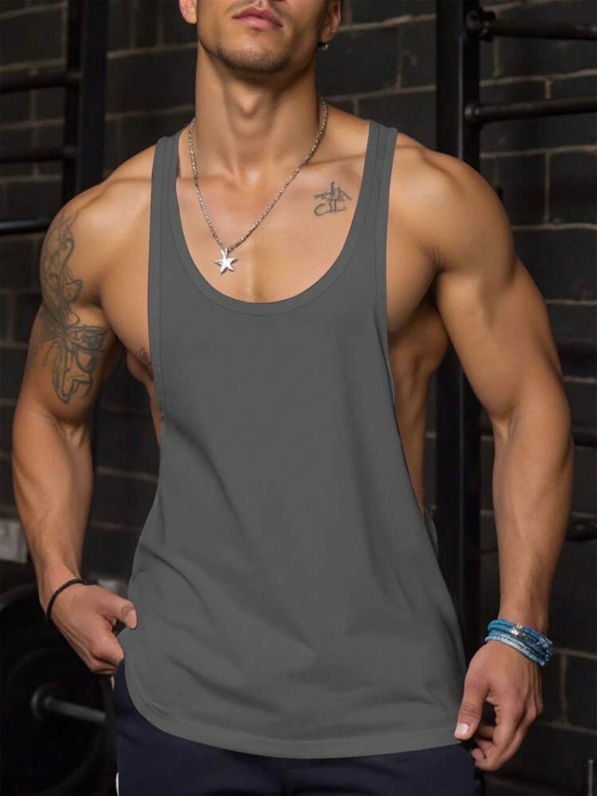 Men's Muscle Tank Top Shirt (4.90) - Image 4