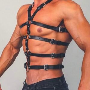 Men's Bondage Erotic Harness Costume Chest Piece Belts (4.86)