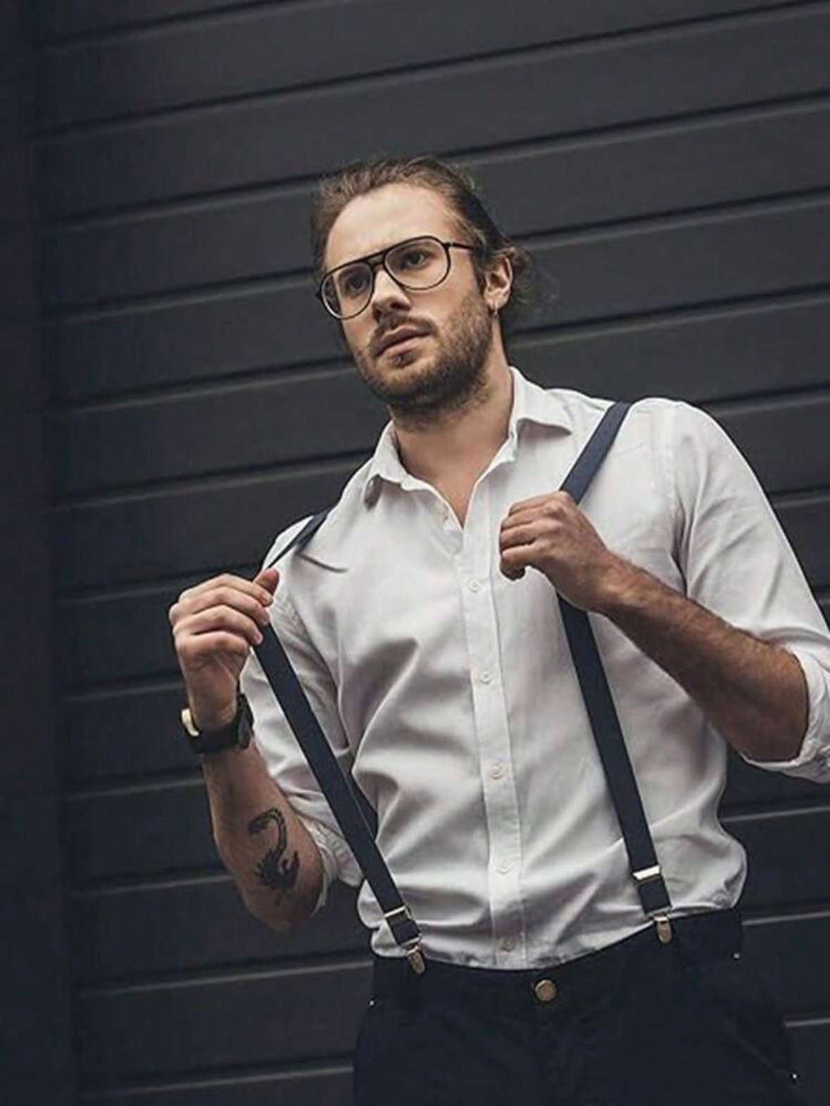 Men's Black Adjustable Y Back Suspenders (5.0) - Image 2