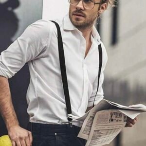 Screenshot Men's Black Adjustable Y Back Suspenders (5.0)
