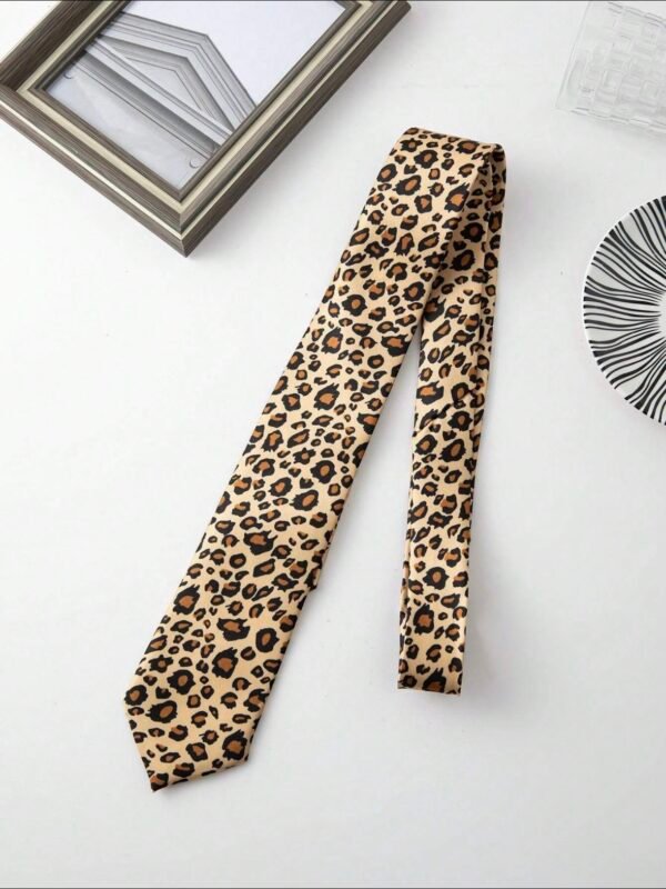 Men's leopard Animal Print Tie (4.88)
