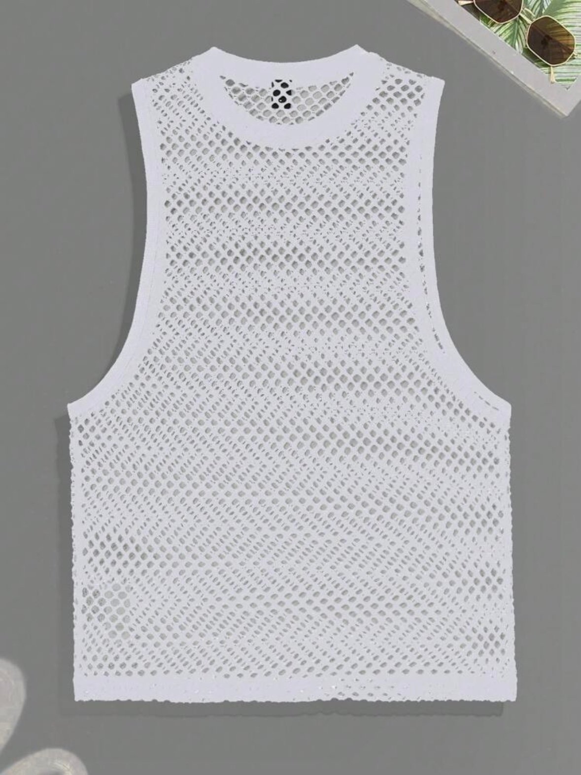 Men's Sexy Mesh Tank Top See-Through Shirt (4.94) - Image 3