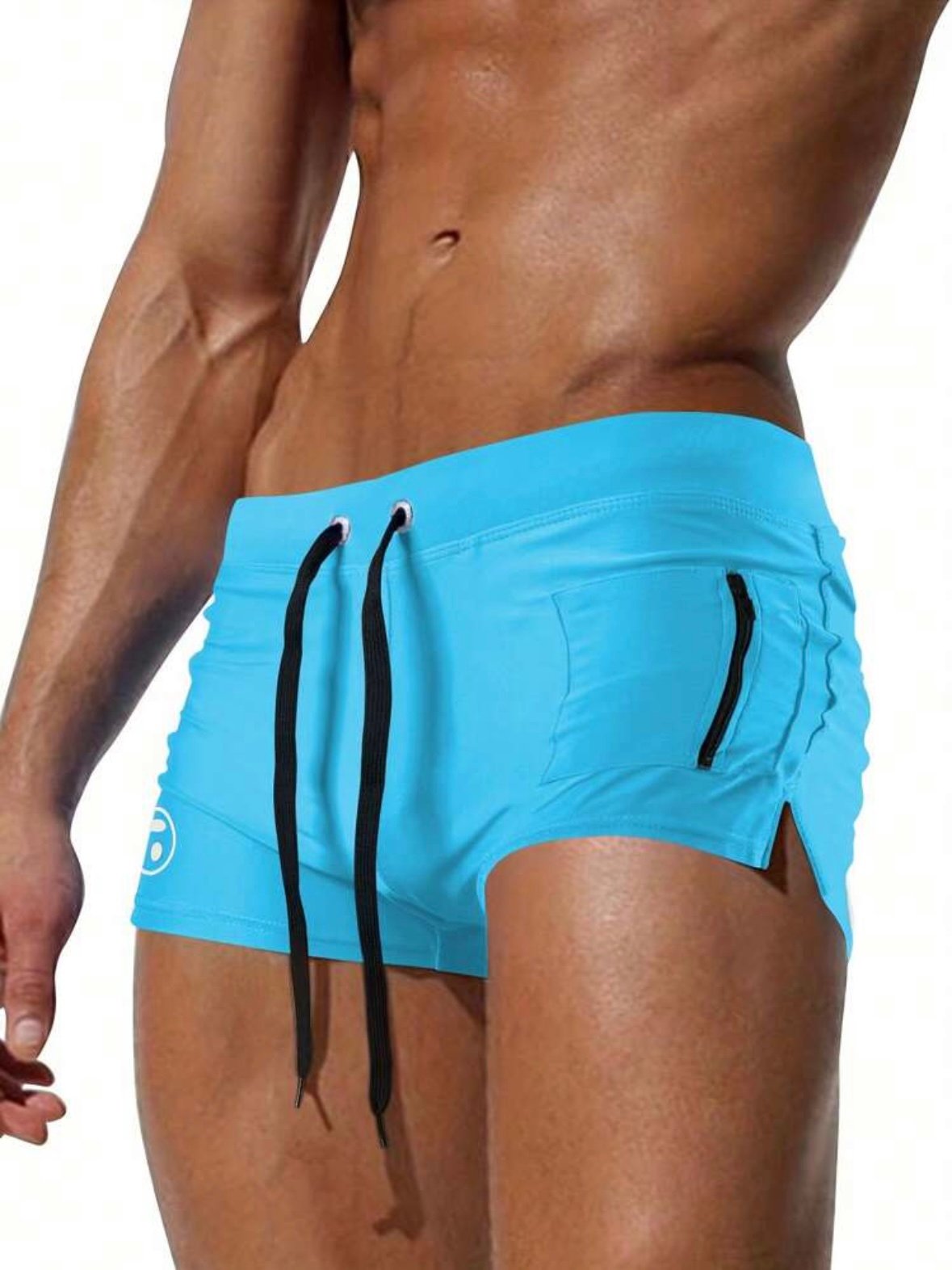 Men's Sexy Brief Swimming Trunks With Front Pocket Beach Shorts (4.77) - Image 11