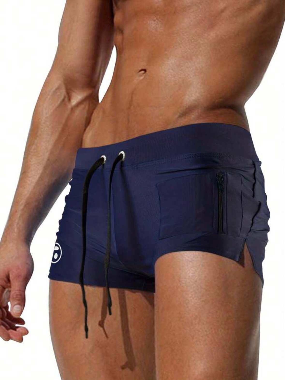 Men's Sexy Brief Swimming Trunks With Front Pocket Beach Shorts (4.77) - Image 7