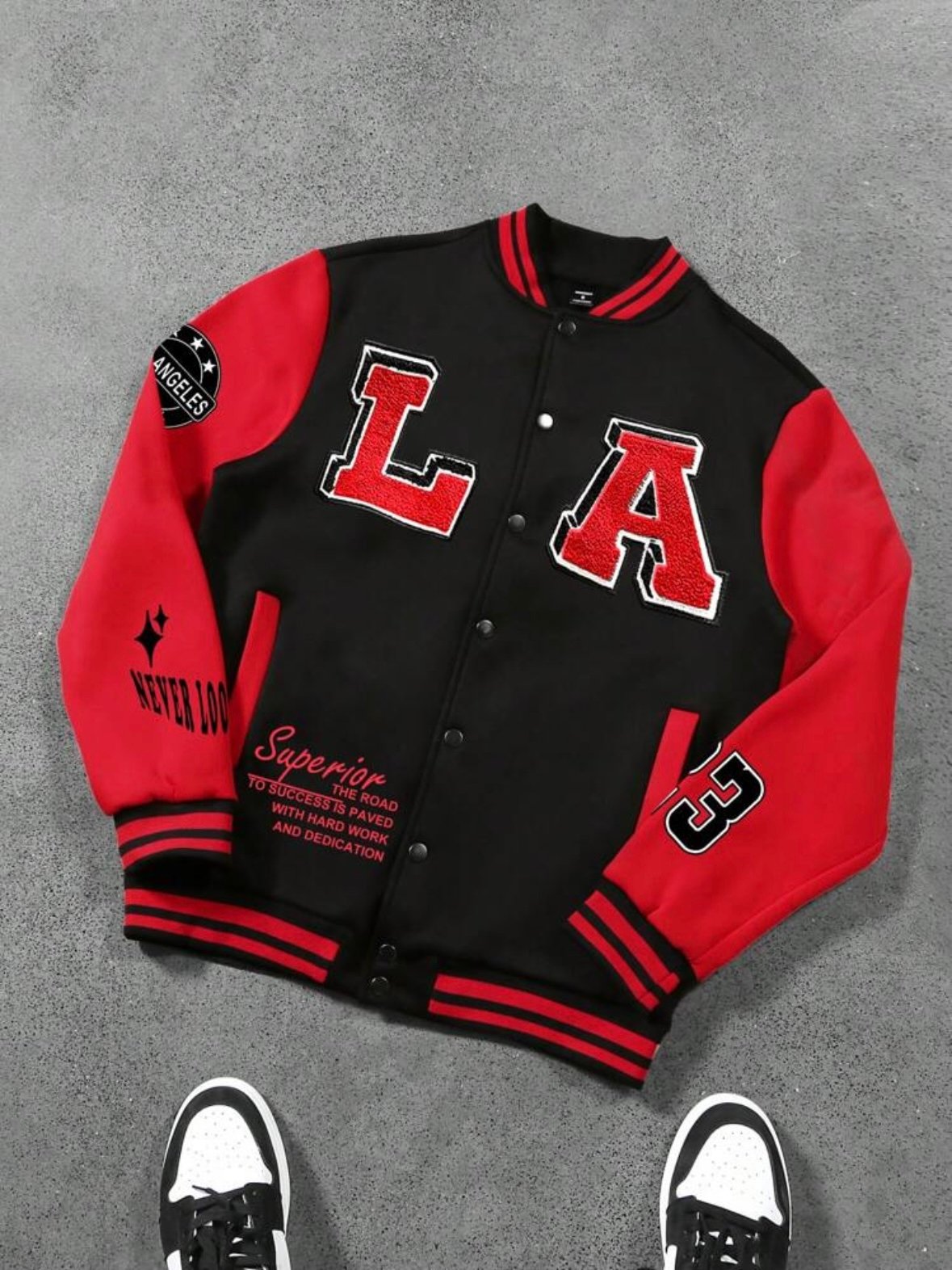 Men's Letterman Varsity Jacket (4.92)