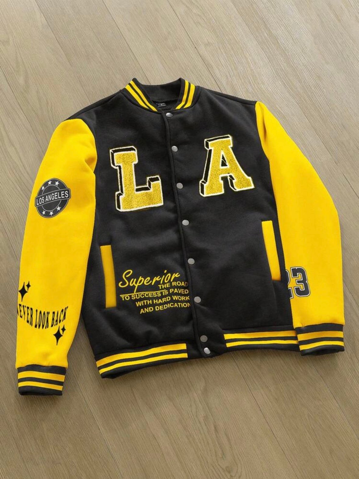 Men's Letterman Varsity Jacket (4.92) - Image 9