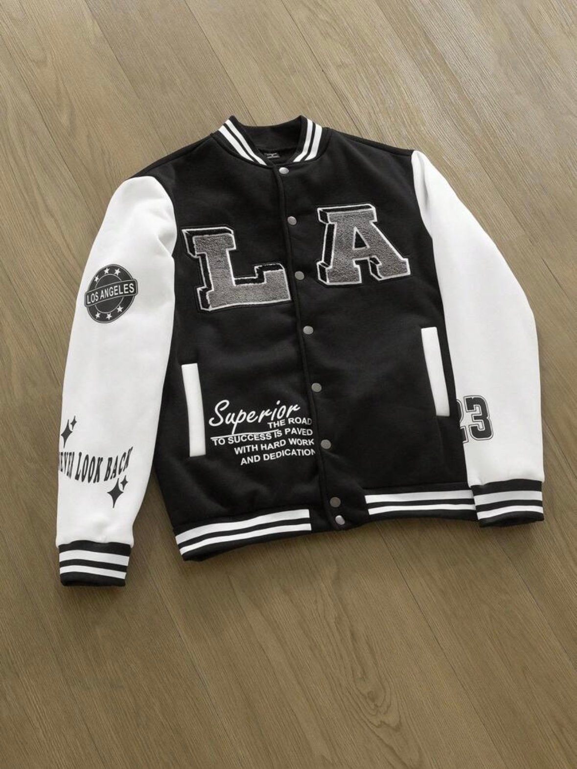 Men's Letterman Varsity Jacket (4.92) - Image 16