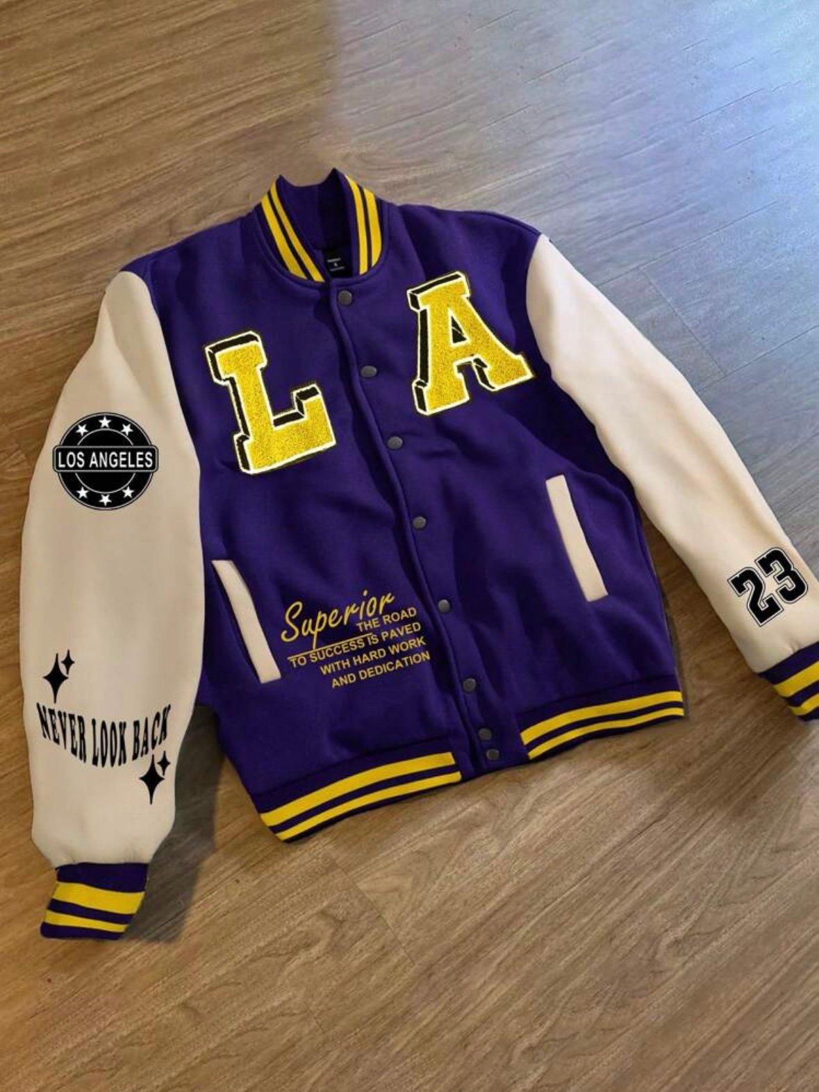 Men's Letterman Varsity Jacket (4.92) - Image 12