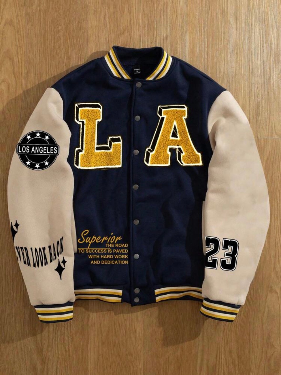 Men's Letterman Varsity Jacket (4.92) - Image 14