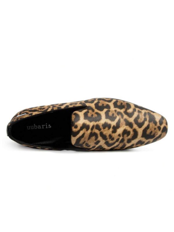 Leopard Men's Loafers Slip On Dress Shoes (4.87) - Image 4
