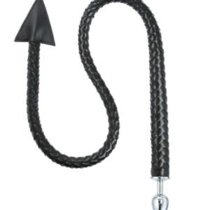 EF4A7098-D415-4CF7-84A8-1BFDA5D5722C Devil Anal Plug With Leather Whip Tail Erotic Butt Plug (5.0)