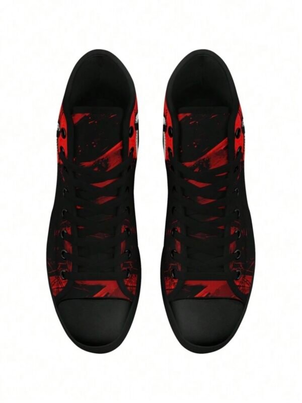 Men's Skull Halloween High Top Canvas Sneakers (4.85) - Image 16