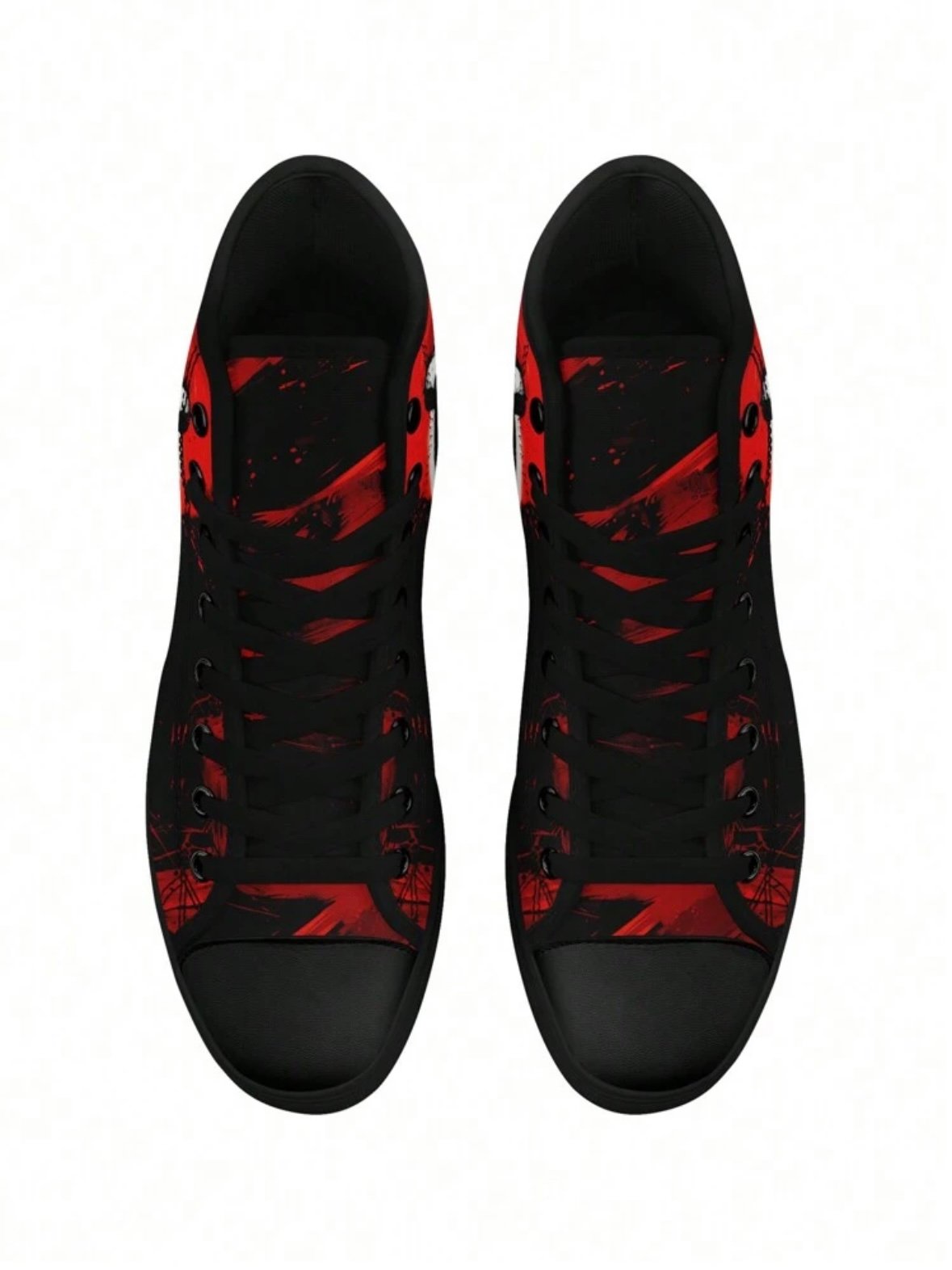 Men's Skull Halloween High Top Canvas Sneakers (4.85) - Image 16