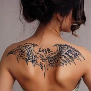 Screenshot Waterproof Angel & Demon Wing Temporary Tattoo (5.0)