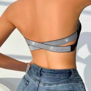 Screenshot Women's Wireless Strapless Criss Cross Back Bra (4.77)