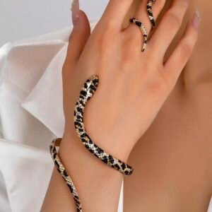 Screenshot Snake Ring Bracelet Set For Women (4.84)
