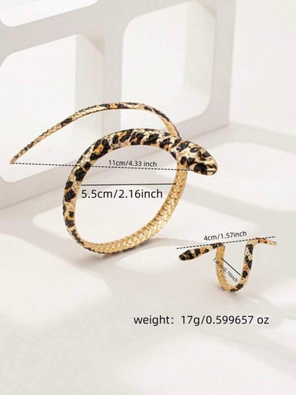 Snake Ring Bracelet Set For Women (4.84) - Image 5