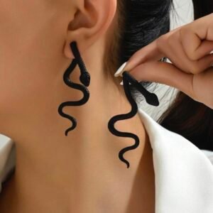 Screenshot Pair Of Women's Snake Earrings (4.92)