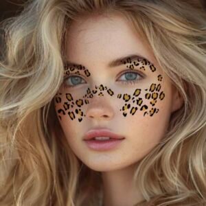 Screenshot Temporary Face Or Body Leopard Print Tattoo (4.92)